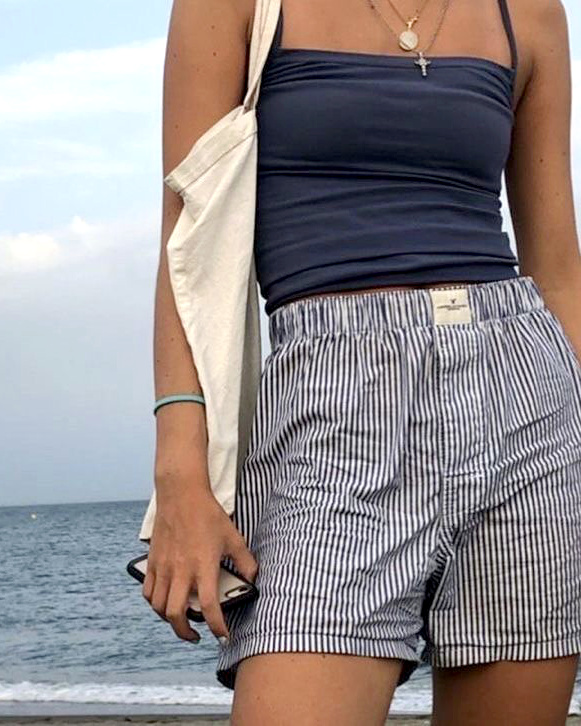 Le caleon d'intrieur : un parfait short de plage !