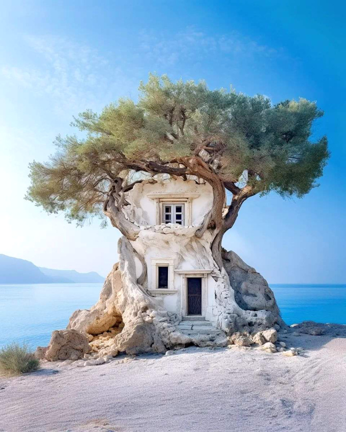 Arbre + maison = le bon mix