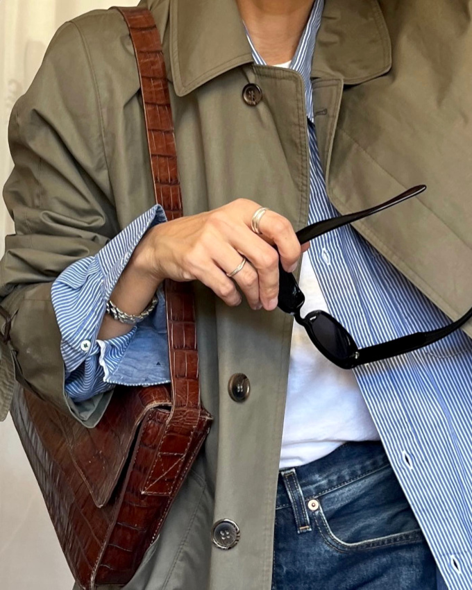 Rien de tel qu'un sac un peu dadame pour twister un combo casual !