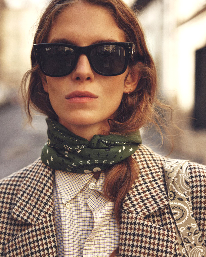 Rien de tel qu'un bandana pour twister le duo country/preppy !