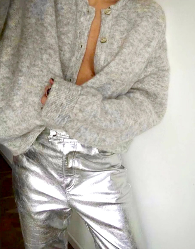 Gris moelleux + gris m�tallis� = le bon mix