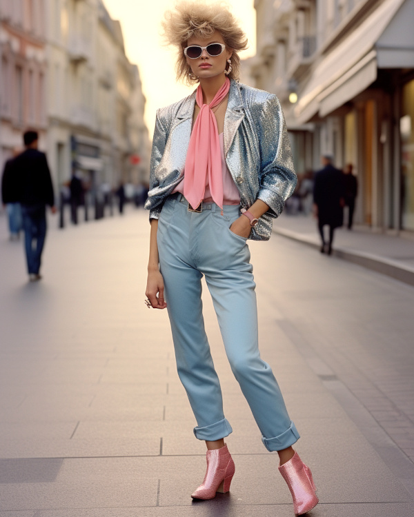 Robe pour femmes des années 80