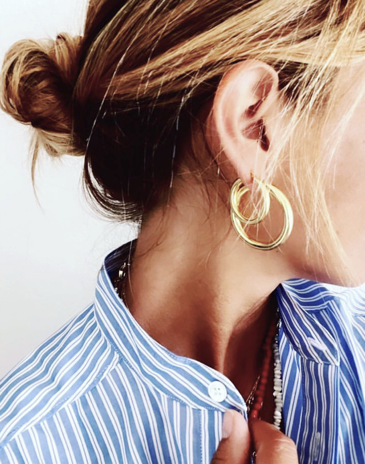 Chemise masculine col officier + double cr�oles = le bon mix