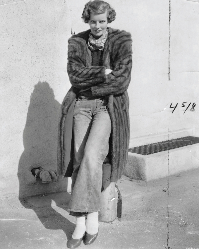 Katharine Hepburn, adepte du mix and match bien avant que cela ne soit tendance !