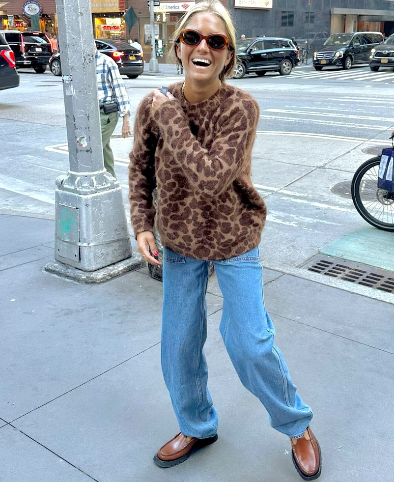 Oui au l�opard trait� avec nonchalance et bonne humeur !