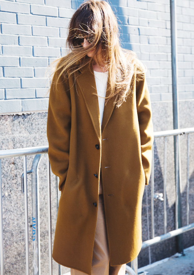 Rien de tel qu'une petite touche de blanc pour relever un cama�eu de camel !