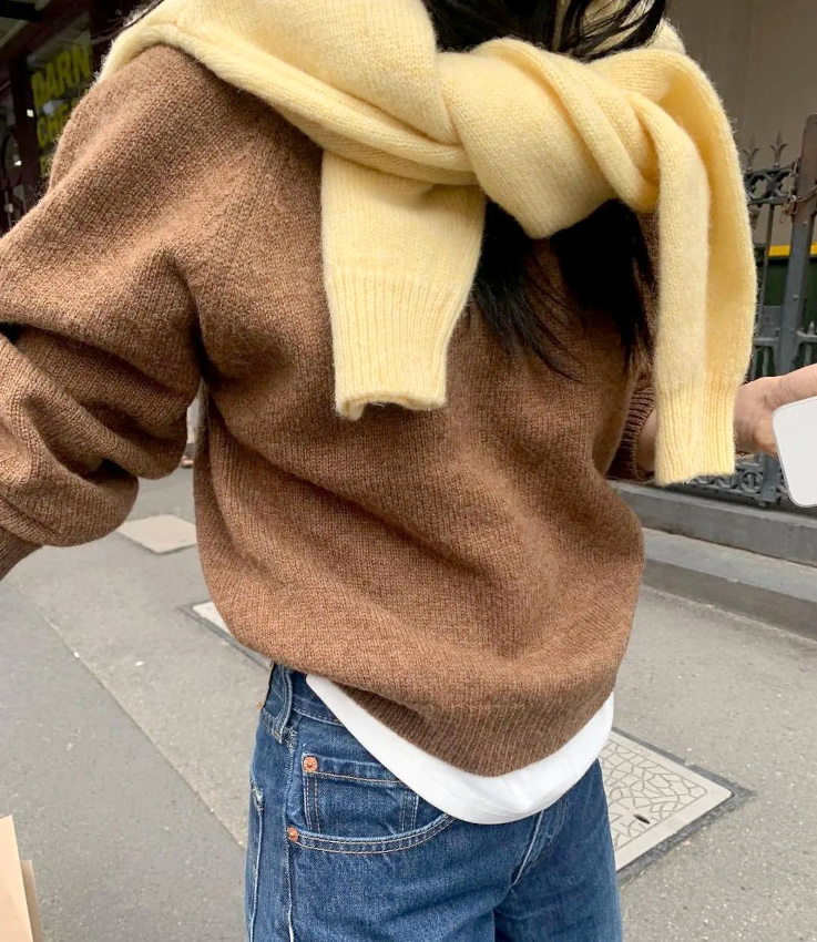 Casual et douillet, ce look tout bon !