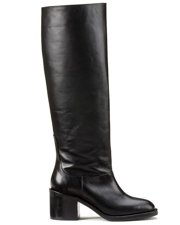 Bottes hautes noires pour femme petite taille