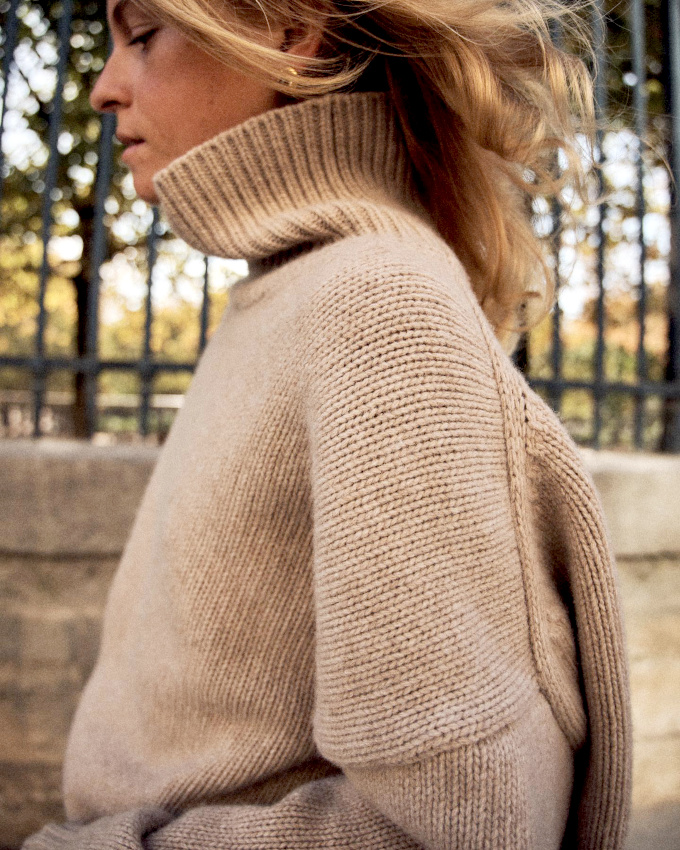 Oui au col roul� port� d�roul� !