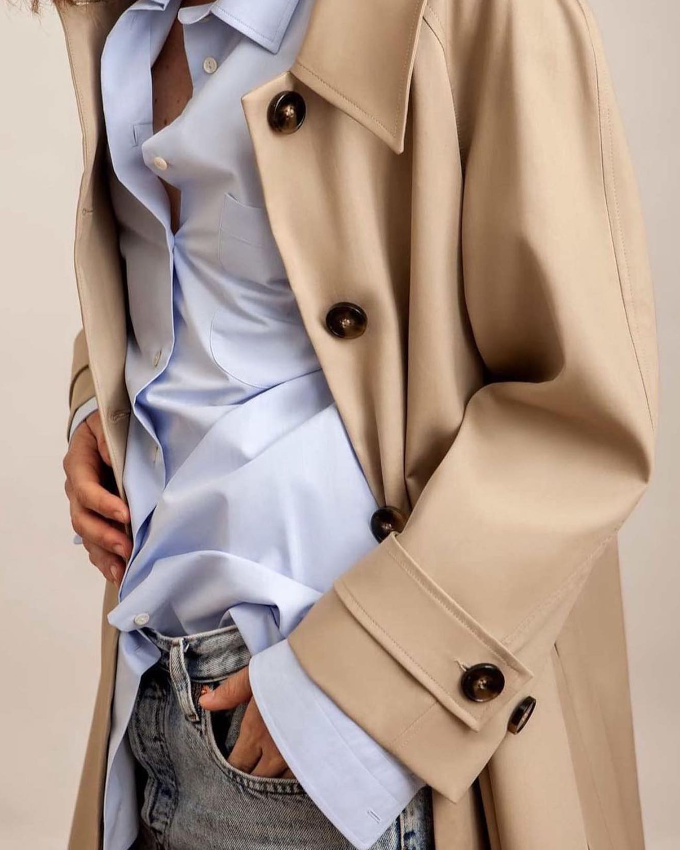 Choisies lgrement trop grandes, les pices classiques gagnent en allure