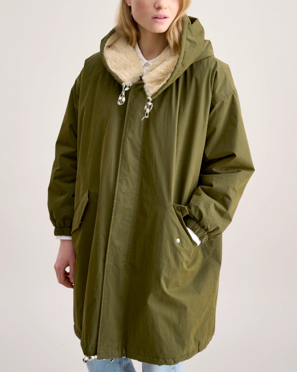 Parka kaki  capuche