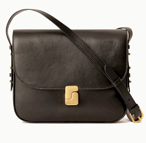 Sac en cuir noir