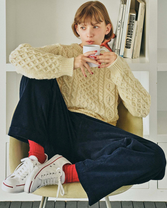 Ne jamais sous-estimer le pouvoir exhausteur de look d'une paire de chaussettes colores !