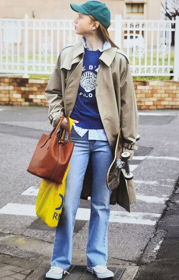 Oui au trench port en mode casual/sportswear !