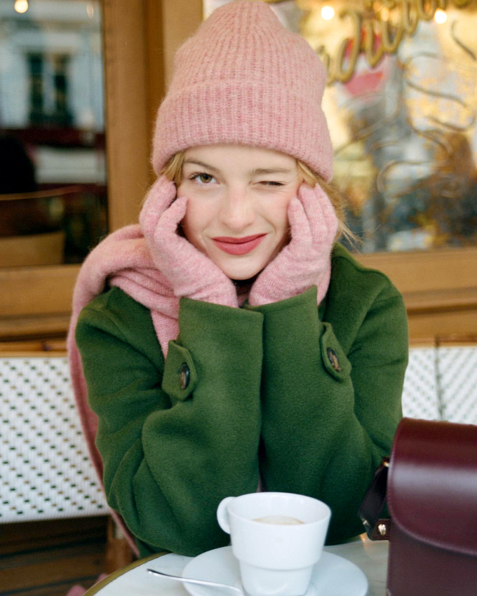 Choisi dans les bonnes tonalits, le mix rose/vert fait mouche !