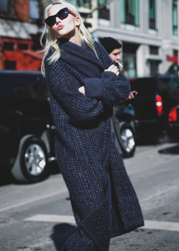 Wanted : un trs long gilet col chle ultra douillet !