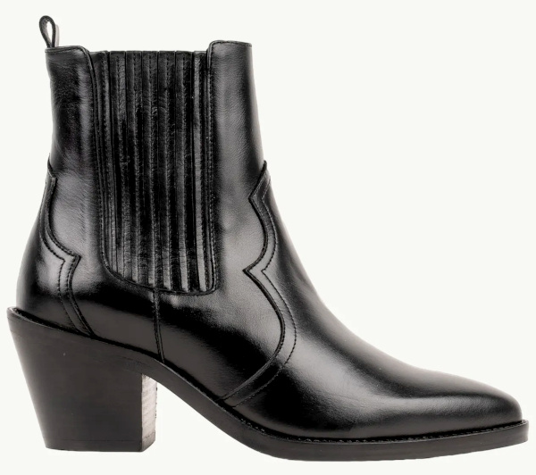 Bottines noirs en cuir