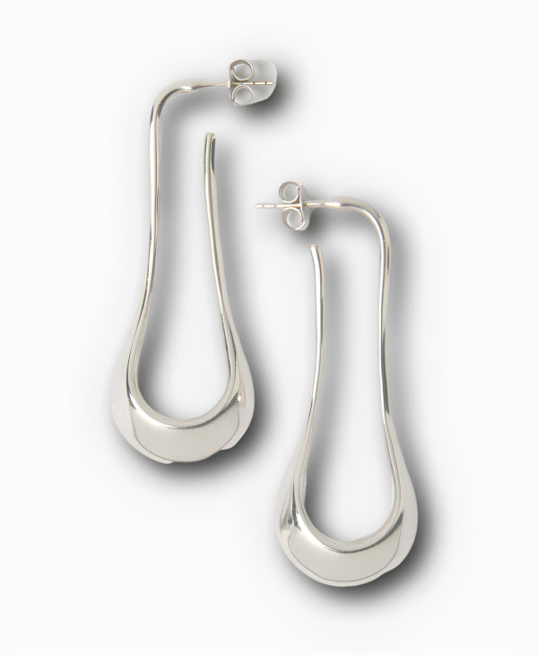 Boucles d'oreilles pendantes en argent