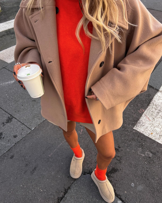 Camel + rouge orang� = le bon mix