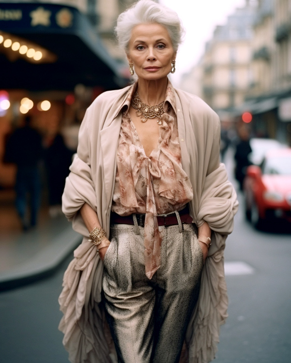 Look femme tendance 55 ans