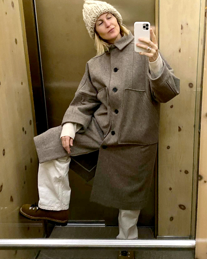 Oui au look grand froid piqu� de minimalisme !