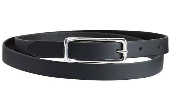 Ceinture en cuir noir