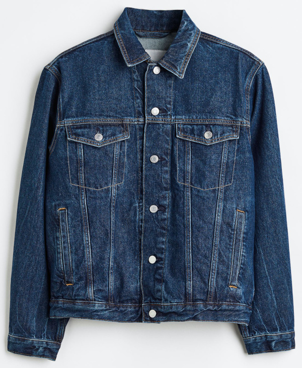 Veste en jean brut