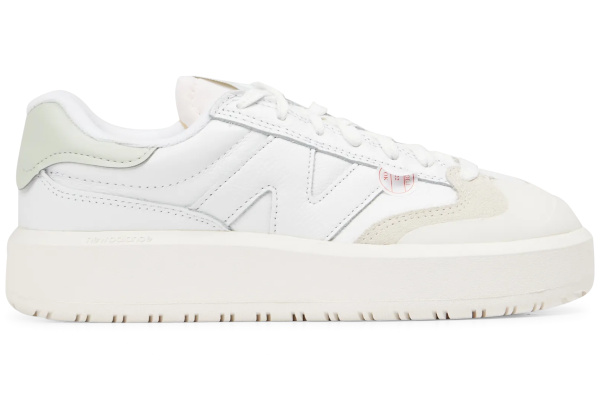 Baskets New Balance 302 basses en cuir mlang | Blanc