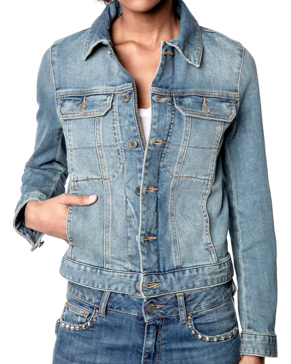 Veste en jean brut Zadig & Voltaire