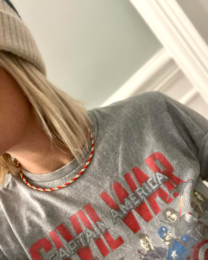 Oui au tee-shirt rgressif port avec un zeste de sophistication !