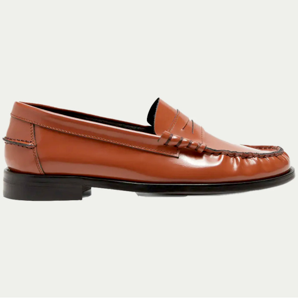 Mocassins marron  semelles plates