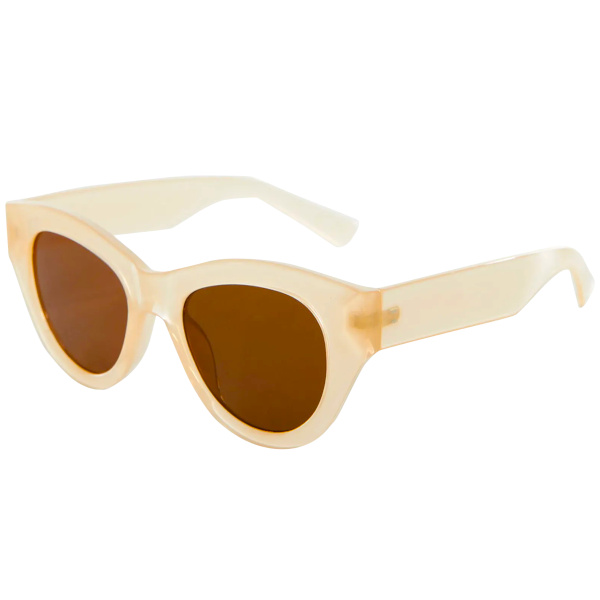 Lunettes de soleil aspect caill | Jaune