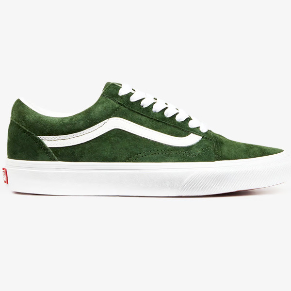 Baskets basses Vans Old Skool suede vert