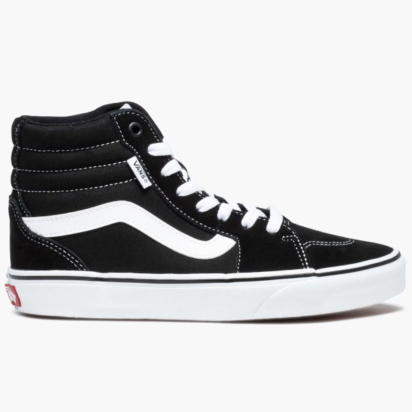 Baskets femme semi-montantes bicolores - Vans Filmore High noir