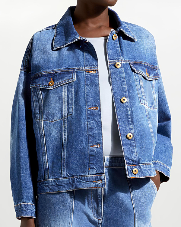 Veste en jean ample