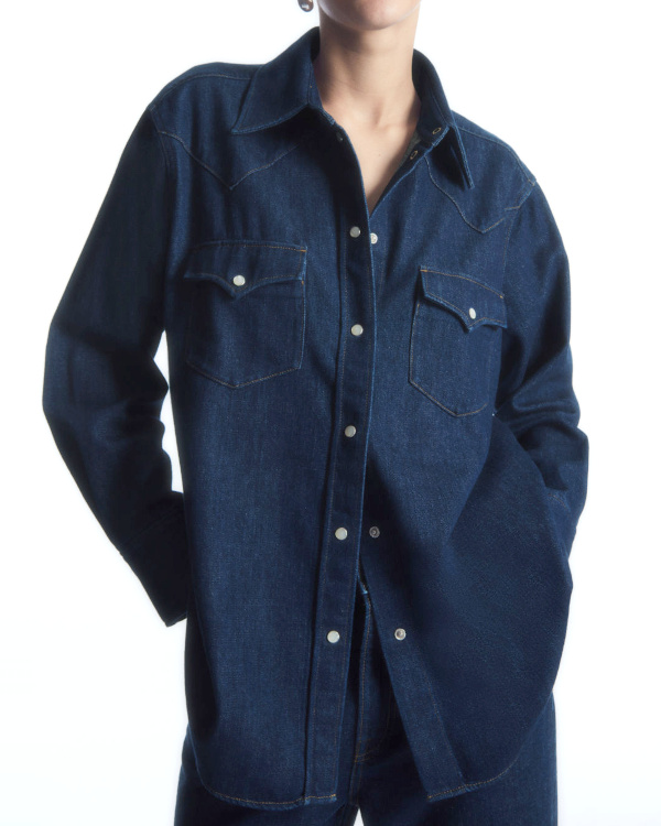 CHEMISE WESTERN OVERSIZE DENIM