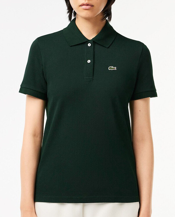 Polo Lacoste vert fonc