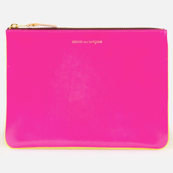 Pochette rose Comme des Garons