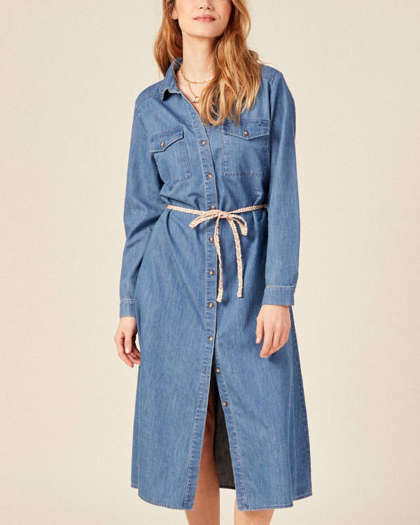 Robe en jean co-responsable