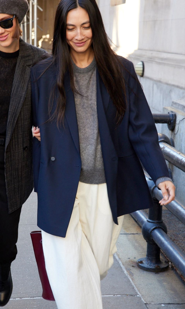 Oui au tailoring dclin sur une note douce et cosy !