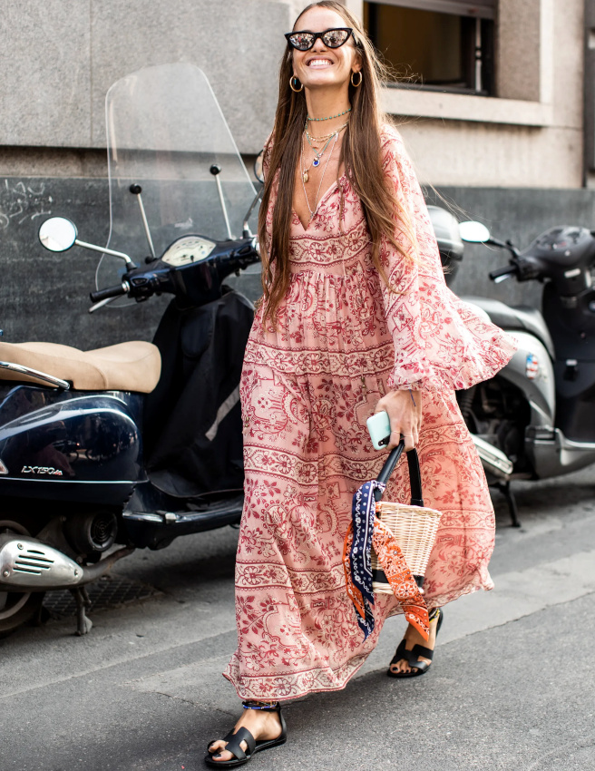 Rien de tel qu'un accessoire glam' rock pour twister une robe bohme !