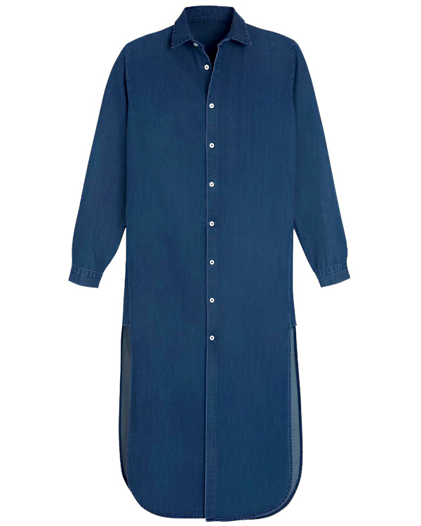 Robe chemise en jean