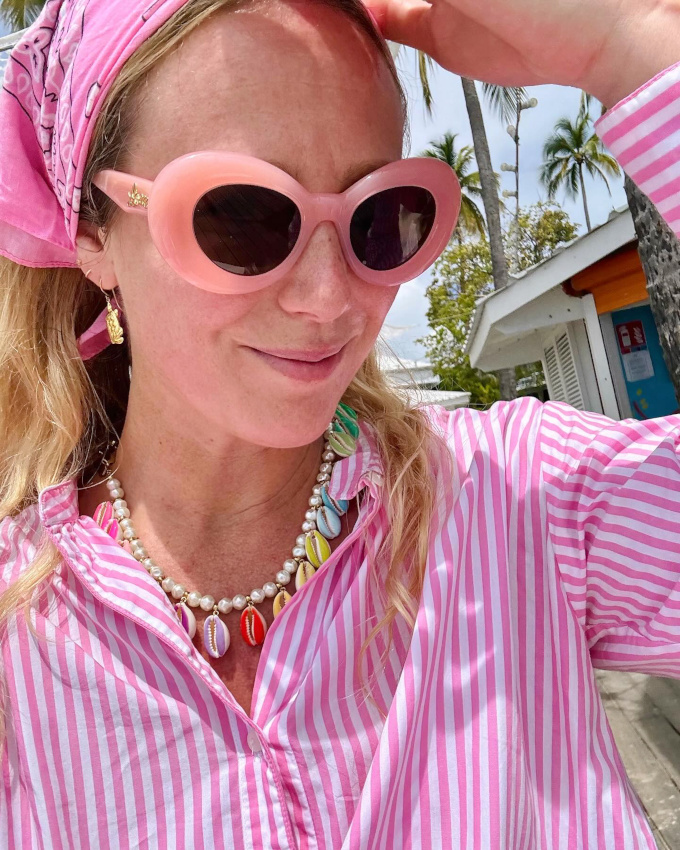 Trait sur une note estivale, le rose ne manque de charme !