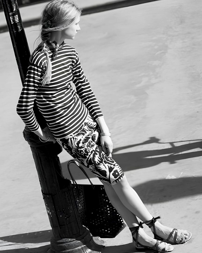 Mixer les imprims noir et blanc, ou comment booster ce duo de teintes classiques !