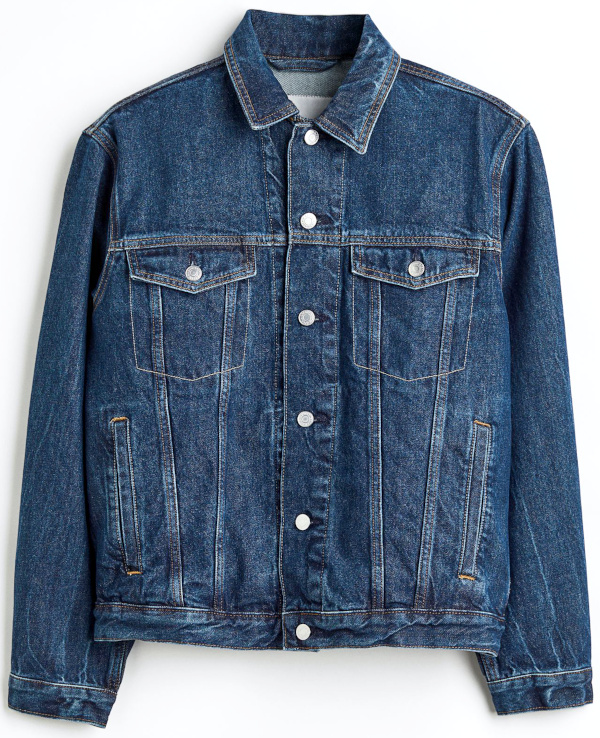 Veste en jean brut