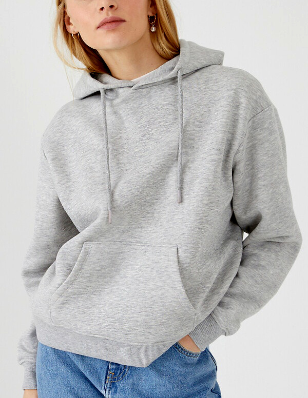 Sweat  capuche gris