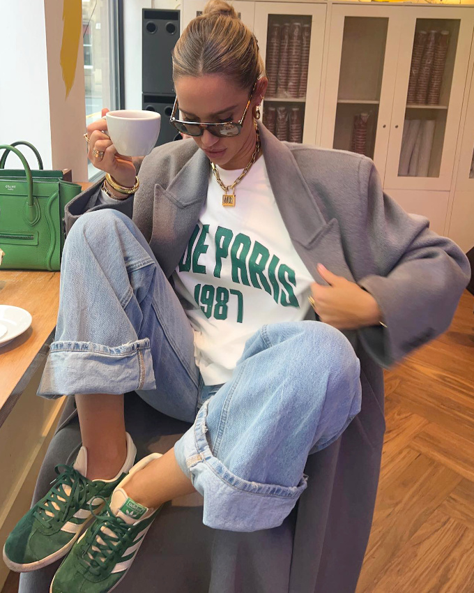 Gris + vert + blanc = le bon mix