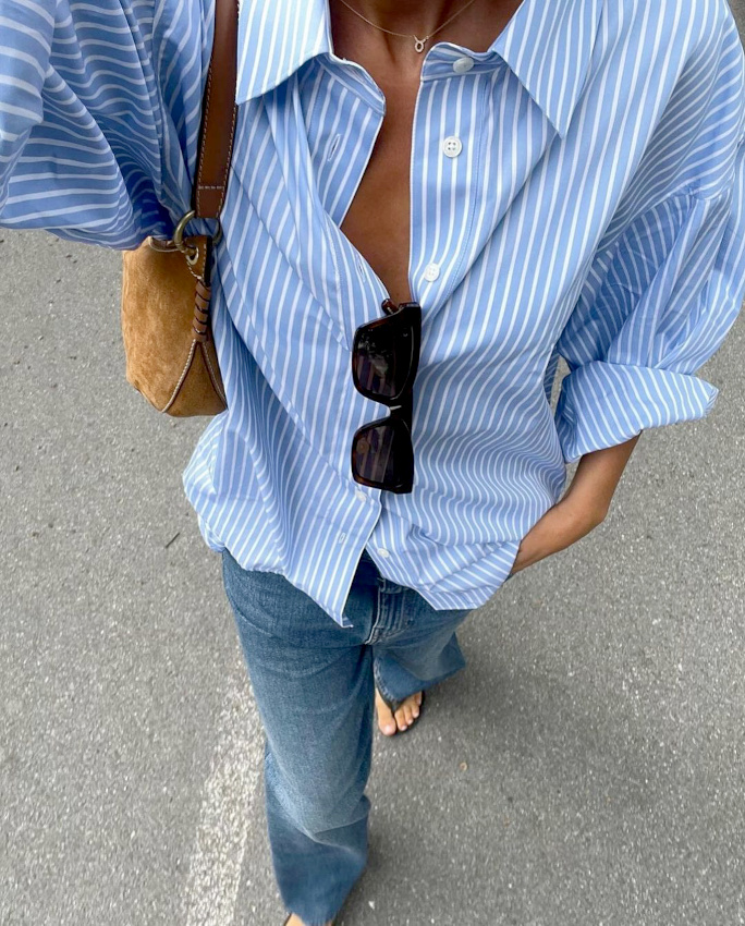 Daim boho et rayures masculines sont faits pour vivre ensemble !