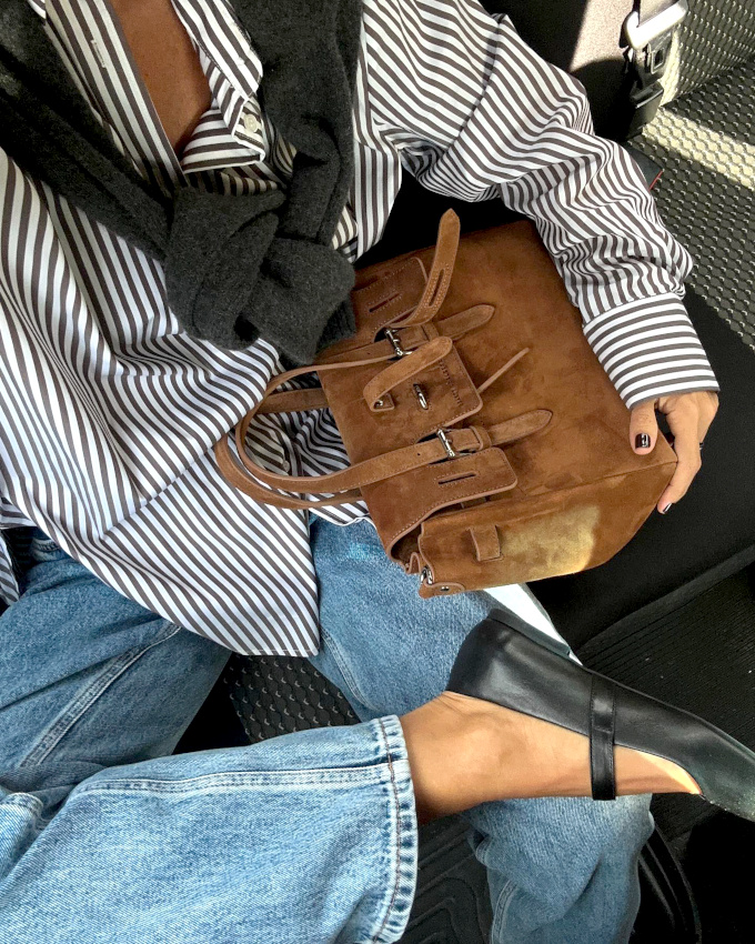 Le sac en daim marron : le graal fashion de ces derniers mois !