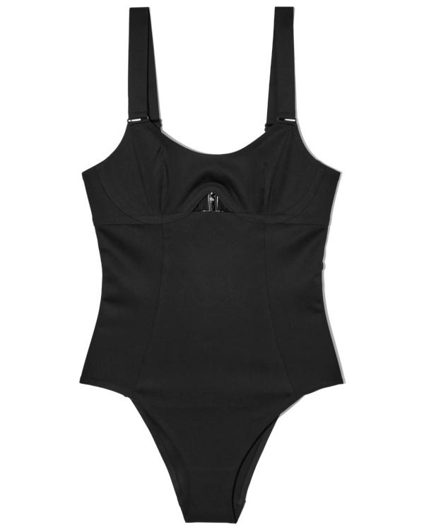 MAILLOT DE BAIN AJOUR ENCOLURE DGAGE noir